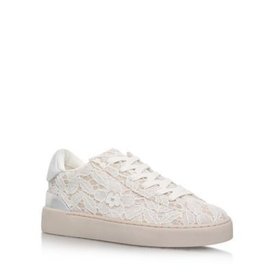 Nine West Brown 'Palyla2' flat lace up sneakers